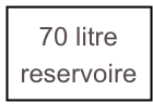 70 litre reservoire
